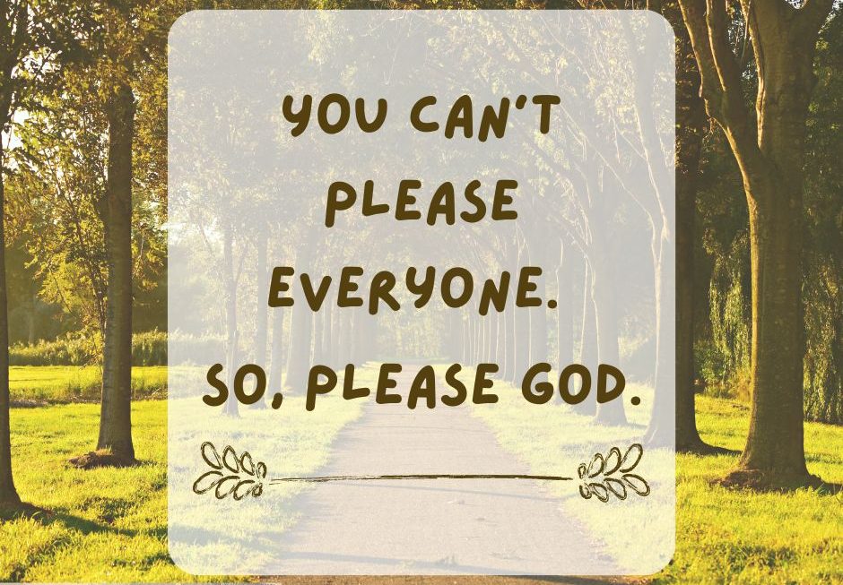 Please God