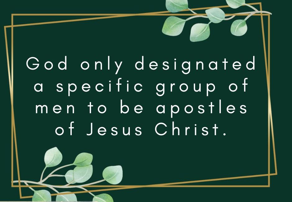 No More Apostles