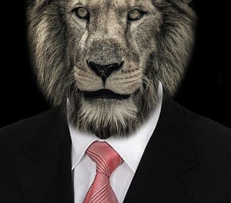 The Lion With a Suit On?