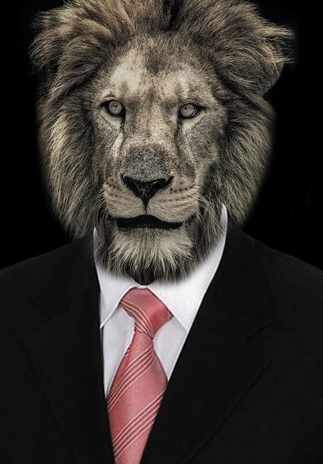 The Lion With a Suit On?